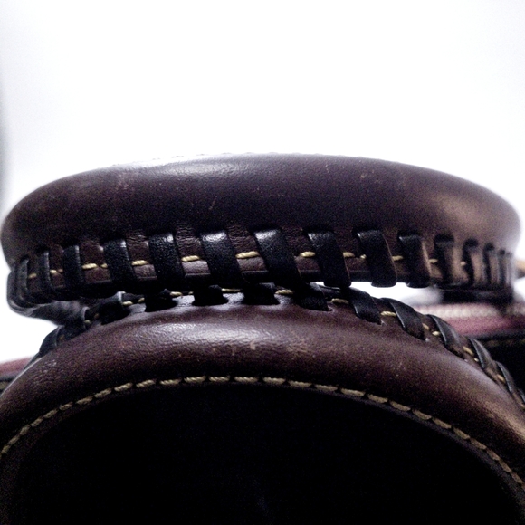 Dooney & bourke stanwhich satchel handbag purse black  florentine leathe… - Picture 3 of 7